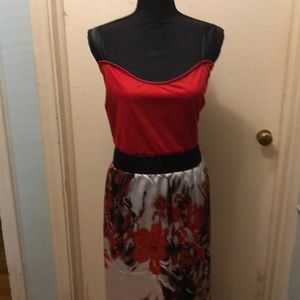 Floor length summer dress